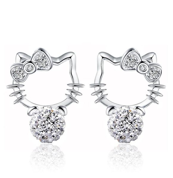 s925 sterling silver earrings cute sweet kitt cat designer stud earrings with crystal cz diamond pearl jewelry for women9727746, Golden;silver
s925 sterling silver earrings cute sweet kitt cat designer stud earrings with crystal cz diamond pearl jewelry for women9727746, Golden;silver