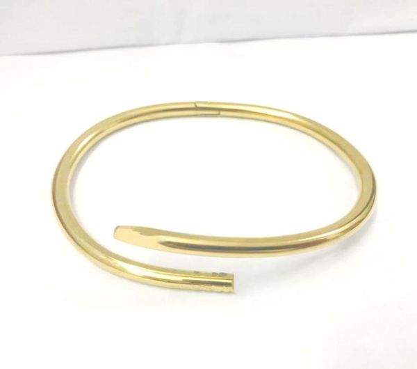 luxury design jewelry designer bracelet women men bangle stainless steel 16 and 19 size gold rose silver charm fashion screw nail 7927817, Black
luxury design jewelry designer bracelet women men bangle stainless steel 16 and 19 size gold rose silver charm fashion screw nail 7927817, Black