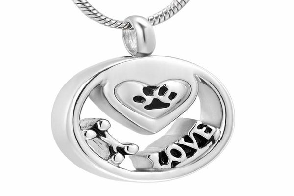 zzl037 pet cremation urn quotbone paw lovequot engraving locket for ashes 316l stainless steel cremation jewelry necklace ke9320373, Silver 
zzl037 pet cremation urn quotbone paw lovequot engraving locket for ashes 316l stainless steel cremation jewelry necklace ke9320373, Silver