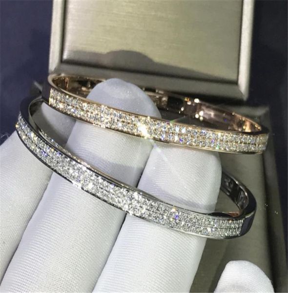 trendy pave lab diamond bangle 925 sterling silver party engagement bangles bracelets for women bridal charm wedding accessaries8129220, Golden;silver
trendy pave lab diamond bangle 925 sterling silver party engagement bangles bracelets for women bridal charm wedding accessaries8129220, Golden;silver