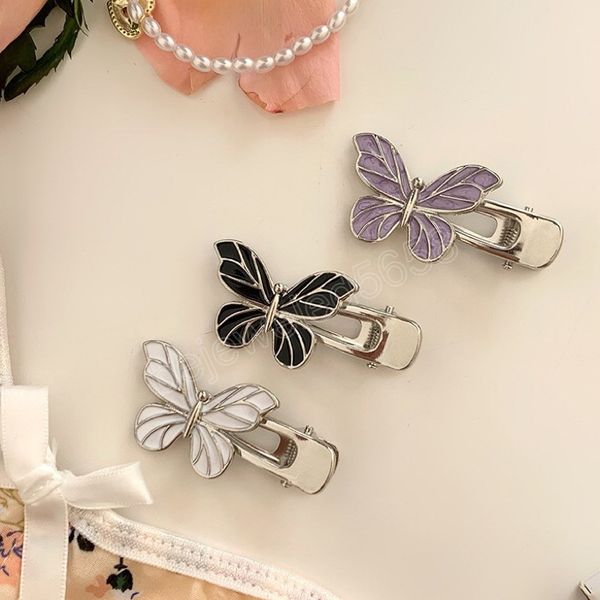 women girls hairpins barrettes one word clip metal silver butterfly y2k style hair accessories headwear hair clips, Golden;silver
women girls hairpins barrettes one word clip metal silver butterfly y2k style hair accessories headwear hair clips, Golden;silver