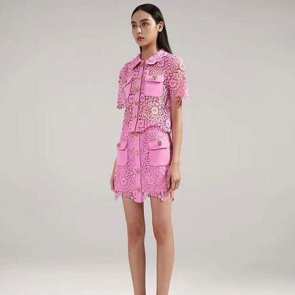 designer dress new women designer clothing rose pink rose water dissolve lace lapel short sleeved blouse plus short skirt suit, White
designer dress new women designer clothing rose pink rose water dissolve lace lapel short sleeved blouse plus short skirt suit, White