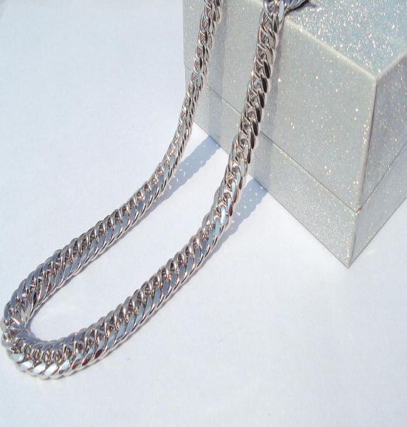 heavy mens 24k real solid white gold finish thick miami cuban link necklace chain1390232, Silver
heavy mens 24k real solid white gold finish thick miami cuban link necklace chain1390232, Silver