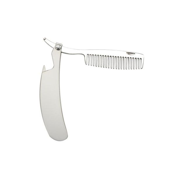 made of stainless steel foldable exquisite portable pocket comb for convenient travel use beard comb6970199, Silver
made of stainless steel foldable exquisite portable pocket comb for convenient travel use beard comb6970199, Silver