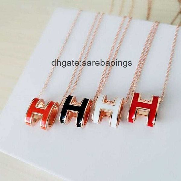 aher max designer luxury necklace letter light enamel h silver fashion versatile and colorless
aher max designer luxury necklace letter light enamel h silver fashion versatile and colorless