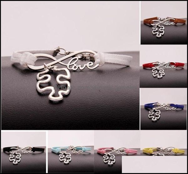 charm bracelets jewelry autism awareness puzzle piece infinity love wish veet string rope wrap bangle for women men fashion friend5342416, Golden;silver
charm bracelets jewelry autism awareness puzzle piece infinity love wish veet string rope wrap bangle for women men fashion friend5342416, Golden;silver