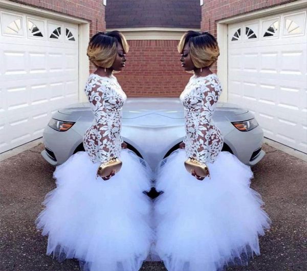 african white mermaid prom dresses for black girls lace long sleeves ruffles tulle evening party dress plus size prom gowns vestid5412549
african white mermaid prom dresses for black girls lace long sleeves ruffles tulle evening party dress plus size prom gowns vestid5412549