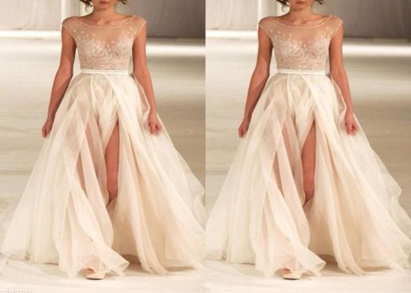 split side aline prom dresses with sheer neck sleeveless sash long backless formal formal evening gowns red carpet cel3688465, Black
split side aline prom dresses with sheer neck sleeveless sash long backless formal formal evening gowns red carpet cel3688465, Black