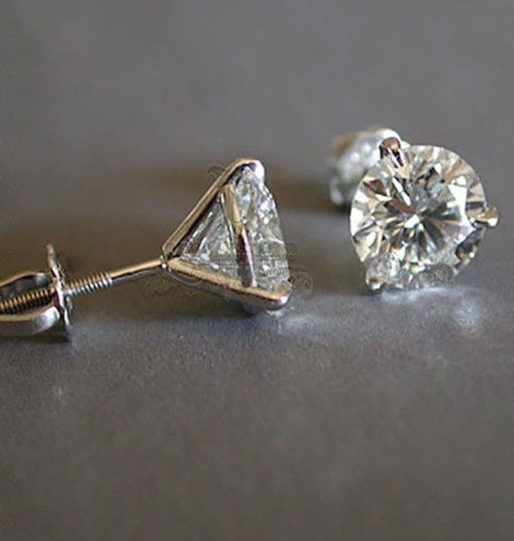 threeprong martini 1ct round diamond stud earrings 18k white gold bride wedding engagement jewelry gifts fast 9347175, Golden;silver
threeprong martini 1ct round diamond stud earrings 18k white gold bride wedding engagement jewelry gifts fast 9347175, Golden;silver