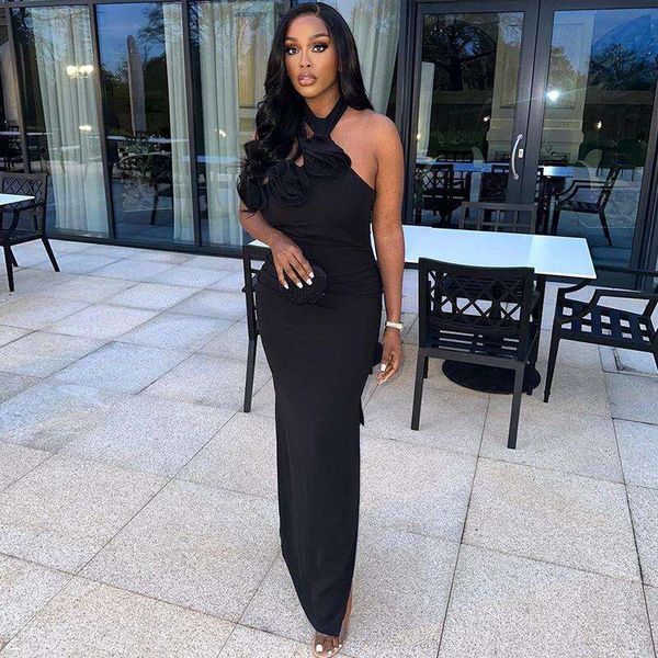 style halter dress solid color sleeveless skirt stitched backless asymmetric wholesale, Black;gray
style halter dress solid color sleeveless skirt stitched backless asymmetric wholesale, Black;gray