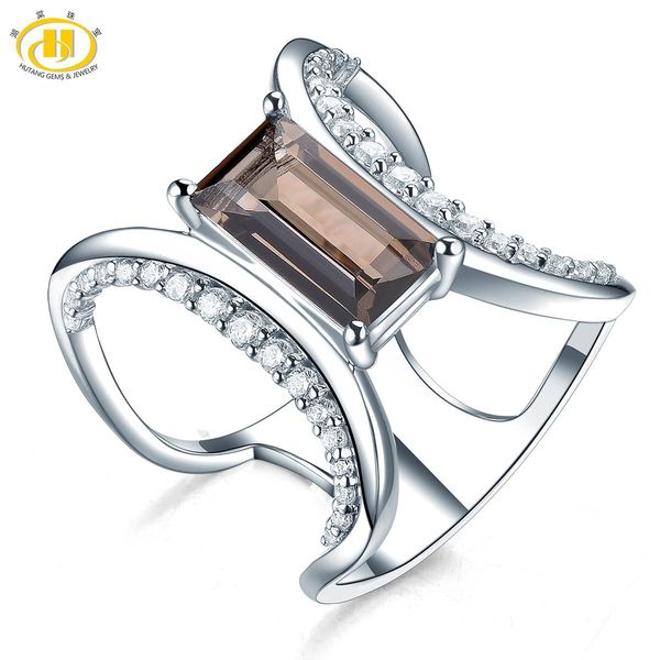 vests hutang 1.99ct smoky quartz women's ring natural gemstone solid sterling sier rings fine jewelry unique fashion design gift, Black;white
vests hutang 1.99ct smoky quartz women's ring natural gemstone solid sterling sier rings fine jewelry unique fashion design gift, Black;white