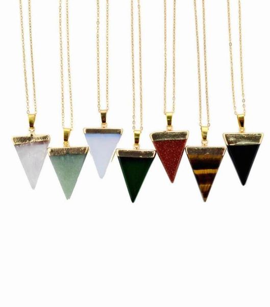 natural stone crystal stone pendant necklaces healing gemstone gold plated triangle jewelry for women girl with chain5398427, Silver
natural stone crystal stone pendant necklaces healing gemstone gold plated triangle jewelry for women girl with chain5398427, Silver