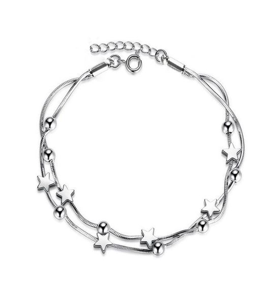 classic chain pentagram round bead bracelet girls hand jewelry2684590, Golden;silver
classic chain pentagram round bead bracelet girls hand jewelry2684590, Golden;silver