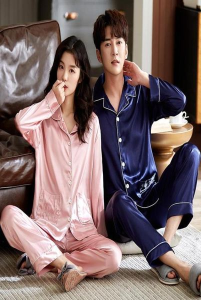 m4xl spring and autumn sleepwears silk pajamas set solid long sleeve sleepwear pijama women men loungewear7933523, Black;red
m4xl spring and autumn sleepwears silk pajamas set solid long sleeve sleepwear pijama women men loungewear7933523, Black;red