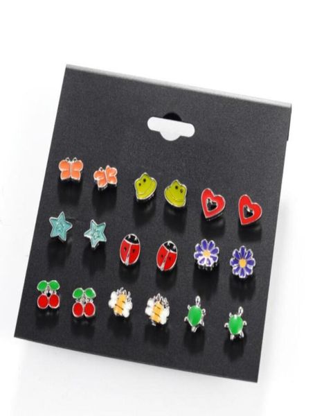 9 pairs 1set fashion mixed stud earring set for women men jewelry cute enamel jewelry whole bulk lots 7257008, Golden;silver
9 pairs 1set fashion mixed stud earring set for women men jewelry cute enamel jewelry whole bulk lots 7257008, Golden;silver