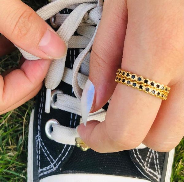 trendy korea gold color copper thin round rings for woman fashion geometric circle black cz crystal finger ring jewelry gifts3324297, Silver
trendy korea gold color copper thin round rings for woman fashion geometric circle black cz crystal finger ring jewelry gifts3324297, Silver