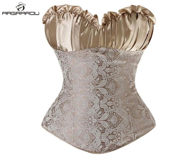women satin bustier lace up boned corset overbust brocade plus size s l xl6xl9899359, Black;white
women satin bustier lace up boned corset overbust brocade plus size s l xl6xl9899359, Black;white