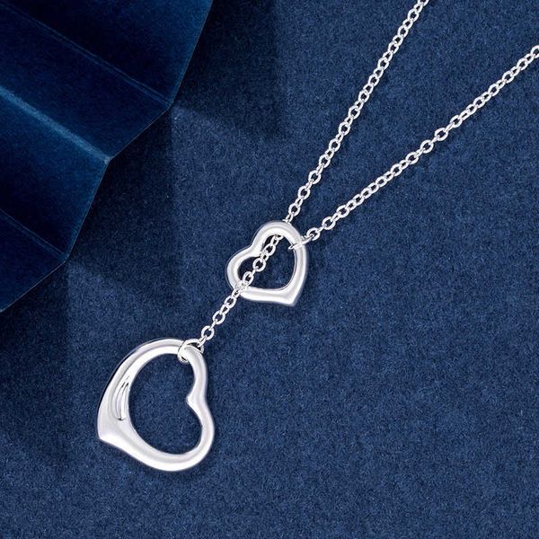 original new tiffayffay s925 sterling silver double love lock ring teenage women's premium fashion light luxury versatiffayle heart inn, Black
original new tiffayffay s925 sterling silver double love lock ring teenage women's premium fashion light luxury versatiffayle heart inn, Black