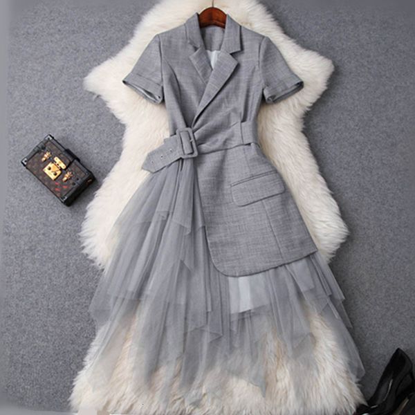 basic casual dresses fashion runway summer dres clothes 2023 elegant ol notched collar blazer patchwork tulle party office 230715, Black;gray
basic casual dresses fashion runway summer dres clothes 2023 elegant ol notched collar blazer patchwork tulle party office 230715, Black;gray