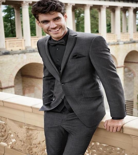 new stylish design two button dark grey groom tuxedos notch lapel groomsmen man suits mens wedding suits jacketpantsvestt4325036, Black;gray
new stylish design two button dark grey groom tuxedos notch lapel groomsmen man suits mens wedding suits jacketpantsvestt4325036, Black;gray