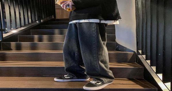 spring and autumn jeans mens loose straight black trousers korean style trendy hong kong style retro fashion brand allmatch wide 2074344, Blue
spring and autumn jeans mens loose straight black trousers korean style trendy hong kong style retro fashion brand allmatch wide 2074344, Blue
