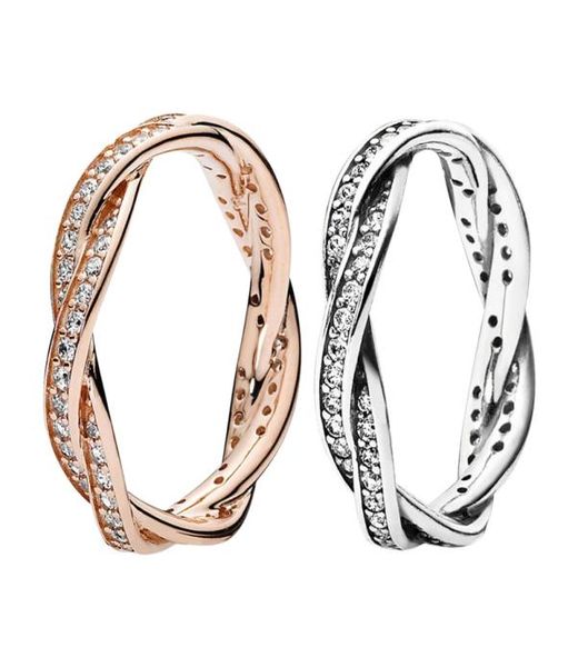 sparkling twisted lines ring authentic sterling silver women mens wedding designer jewelry for rose gold cz diamond rings with original box1, Slivery;golden
sparkling twisted lines ring authentic sterling silver women mens wedding designer jewelry for rose gold cz diamond rings with original box1, Slivery;golden