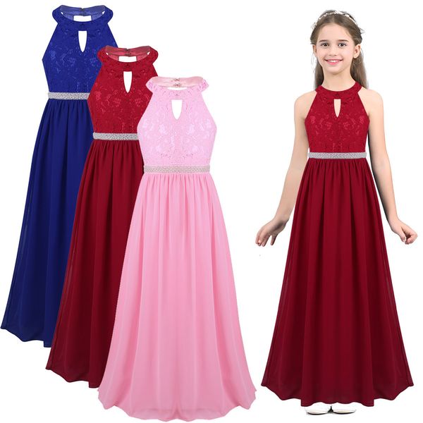 girl's dresses teen summer lace chiffon halter beaded waist flower girls dress princess pageant evening wedding bridesmaid birthday par, Red;yellow
girl's dresses teen summer lace chiffon halter beaded waist flower girls dress princess pageant evening wedding bridesmaid birthday par, Red;yellow