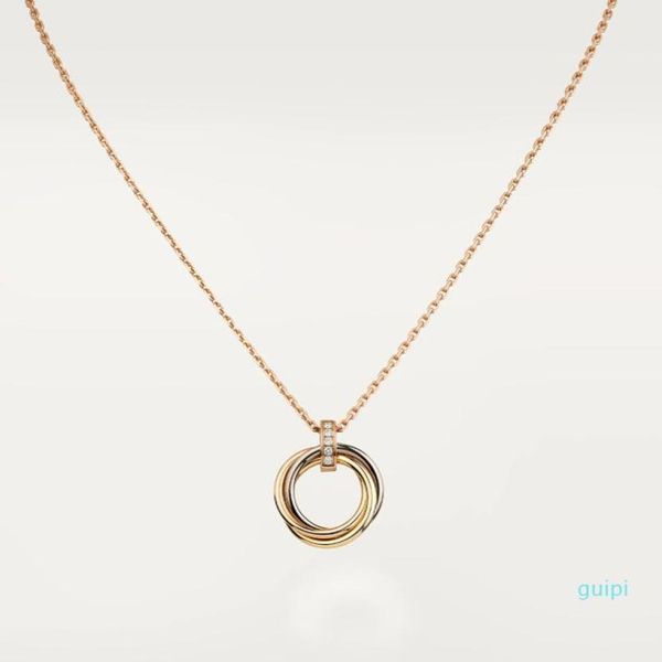 2022 new fashion classic design cubic zirconia triple trinity necklace pendant women girls titanium steel wedding designer jewelry9252199, Silver
2022 new fashion classic design cubic zirconia triple trinity necklace pendant women girls titanium steel wedding designer jewelry9252199, Silver