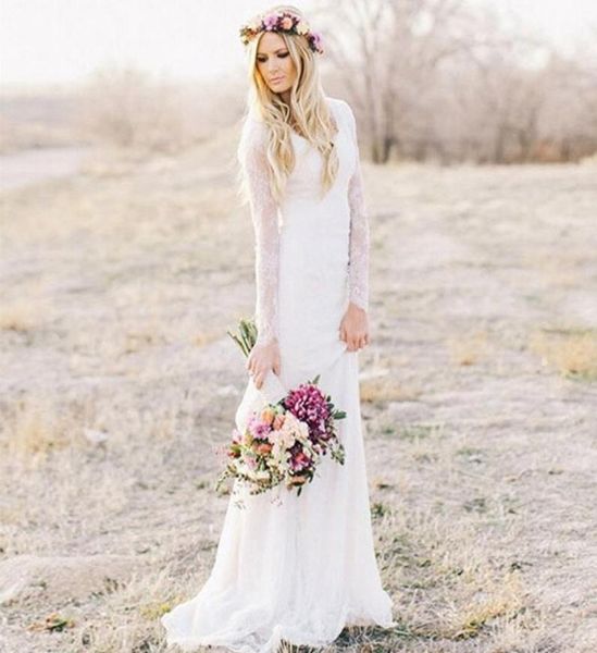 2019 bohemian lace wedding dress sheath vneck long sleeves sweep train beach garden chic bridal dresses for winter fall uk style9331451, White
2019 bohemian lace wedding dress sheath vneck long sleeves sweep train beach garden chic bridal dresses for winter fall uk style9331451, White