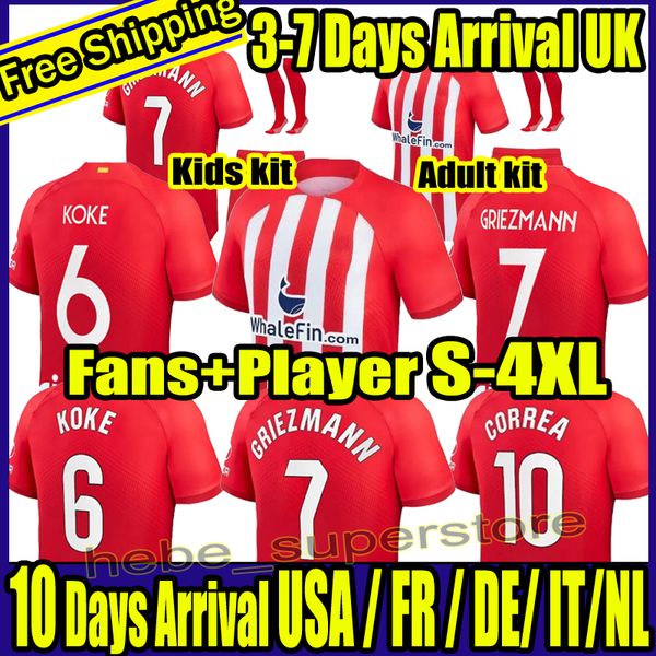 s-4xl atletico madrids soccer jerseys griezmann 23 24 120th anniversary 2023 2024 m.llorente koke saul correa lemar football shirt men kids, Black;yellow
s-4xl atletico madrids soccer jerseys griezmann 23 24 120th anniversary 2023 2024 m.llorente koke saul correa lemar football shirt men kids, Black;yellow
