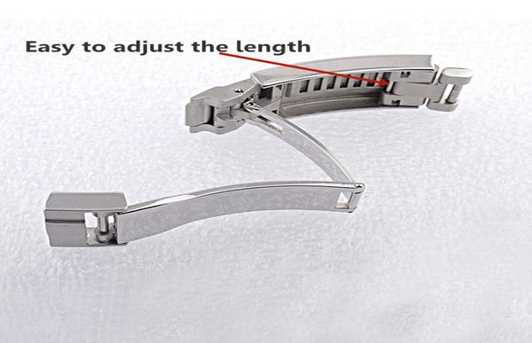 watch accessory 169mm 316l stainless steel silver black gold adjusted folding buckle for rx gmt8671206, Black;brown
watch accessory 169mm 316l stainless steel silver black gold adjusted folding buckle for rx gmt8671206, Black;brown