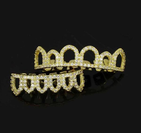 18k gold plated grillz for street fashion men women rappers luxury bling zircon dental grills 2piece set hollow out hip hop teeth1002838, Black
18k gold plated grillz for street fashion men women rappers luxury bling zircon dental grills 2piece set hollow out hip hop teeth1002838, Black