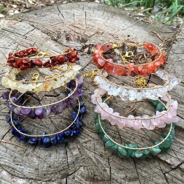 natural stone quartz bracelet irregular wire wrapped crystal beads open cuff bangle for women girls bohemia jewelry, Golden;silver
natural stone quartz bracelet irregular wire wrapped crystal beads open cuff bangle for women girls bohemia jewelry, Golden;silver