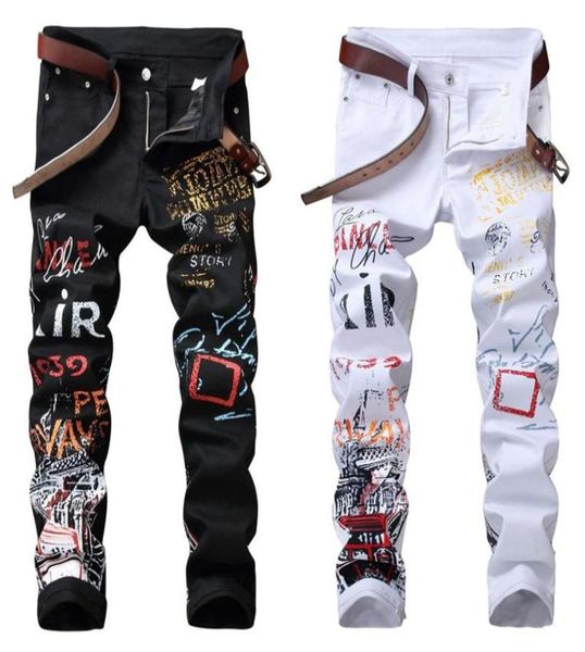 high street fashion mens jeans night club black white color personal designer printed jeans men punk pants skinny hip hop1038608, Blue
high street fashion mens jeans night club black white color personal designer printed jeans men punk pants skinny hip hop1038608, Blue