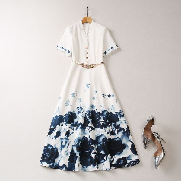 european and american women's dress 2023 summer new style short-sleeved v-neck print fashion leaf belt dress xxl, Black;gray
european and american women's dress 2023 summer new style short-sleeved v-neck print fashion leaf belt dress xxl, Black;gray