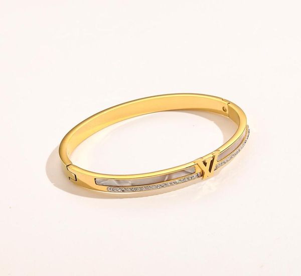 new fashionable bracelets women bangle luxury designer letter bracelet crystal 18k gold plated stainless steel wedding lovers gift1430533, Black
new fashionable bracelets women bangle luxury designer letter bracelet crystal 18k gold plated stainless steel wedding lovers gift1430533, Black