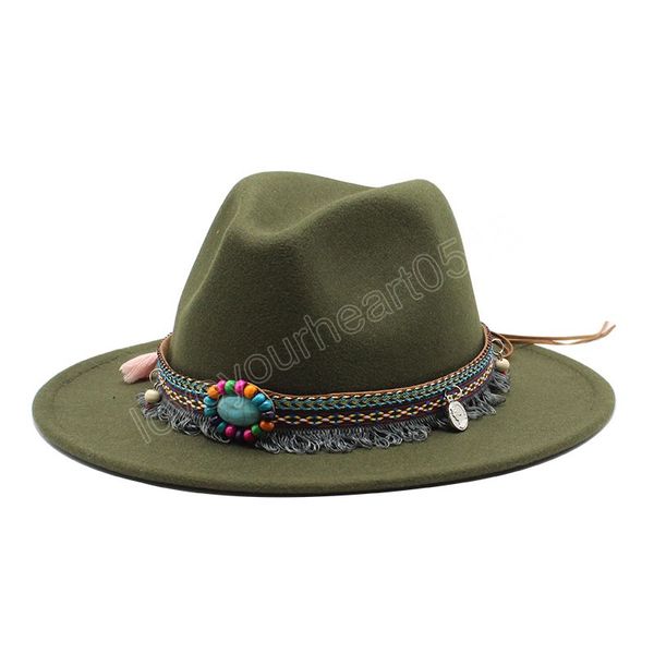 new wide brim cap men women wool felt jazz style fedora hats panama trilby party formal hat with belt decor, Blue;gray
new wide brim cap men women wool felt jazz style fedora hats panama trilby party formal hat with belt decor, Blue;gray