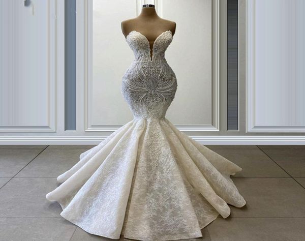 luxury mermaid wedding dresses crystals bridal gowns pearls beaded applique lace sweetheart backless sweep train robe de marriage6629131, White
luxury mermaid wedding dresses crystals bridal gowns pearls beaded applique lace sweetheart backless sweep train robe de marriage6629131, White