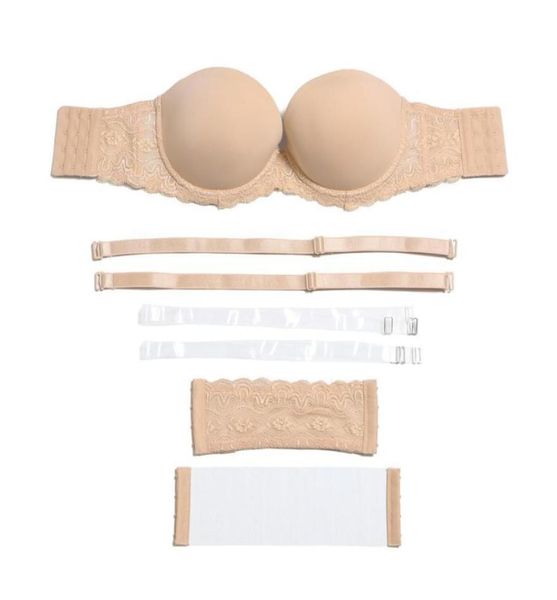 women brassiere lingerie underwire bra silicone push up strapless halter big cup b c dd ddd e f g antislip adjusted bras 2013108264, Red;black
women brassiere lingerie underwire bra silicone push up strapless halter big cup b c dd ddd e f g antislip adjusted bras 2013108264, Red;black