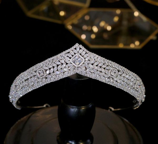 luxury women hair accessories baroque crystal crown fashion bride wedding headdress princess birthday crown zircon crown6722155, Silver
luxury women hair accessories baroque crystal crown fashion bride wedding headdress princess birthday crown zircon crown6722155, Silver