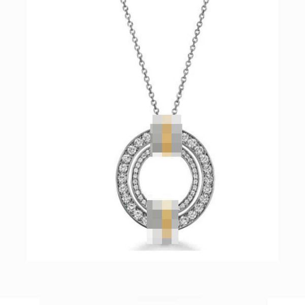 internet celebrity 925 new tiffayffay s925 sterling silver double ring full diamond gold plated necklace shape circular pendant collar chain, Black
internet celebrity 925 new tiffayffay s925 sterling silver double ring full diamond gold plated necklace shape circular pendant collar chain, Black