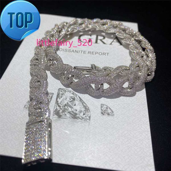 pendant necklaces full iced out classic box clasp moissanite cuban link chain fine hip hop men jewelry cuban necklace bling diamond chain, Silver
pendant necklaces full iced out classic box clasp moissanite cuban link chain fine hip hop men jewelry cuban necklace bling diamond chain, Silver
