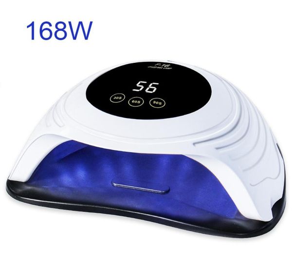 nail lamp 168w high power gel lamp 54 leds uv lamp fast curing nail dryer with big room and timer smart sensor nail tools6710621
nail lamp 168w high power gel lamp 54 leds uv lamp fast curing nail dryer with big room and timer smart sensor nail tools6710621