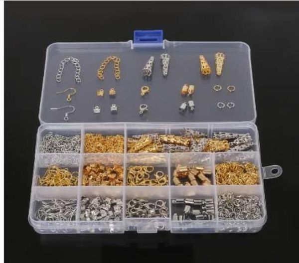 diy jewelry findings kit bead caps earring hook lobster clasp end cap jump rings crimp beads extension chain for jewelry making2606003, Bronze;silver
diy jewelry findings kit bead caps earring hook lobster clasp end cap jump rings crimp beads extension chain for jewelry making2606003, Bronze;silver