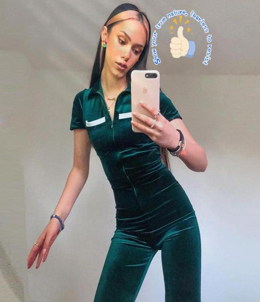 women039s jumpsuits rompers turndown collar outfits green zipper velvet for women short sleeve wide legs jumpsuit 2022 9742435, Black;white
women039s jumpsuits rompers turndown collar outfits green zipper velvet for women short sleeve wide legs jumpsuit 2022 9742435, Black;white