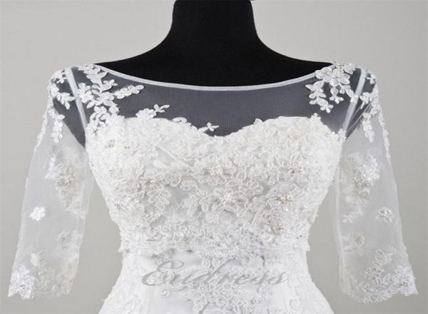 elegant sheer bridal lace jacket batesu long sleeves appliques wrap sheath bridal bolero custom made jacket for weddi1862627, White
elegant sheer bridal lace jacket batesu long sleeves appliques wrap sheath bridal bolero custom made jacket for weddi1862627, White