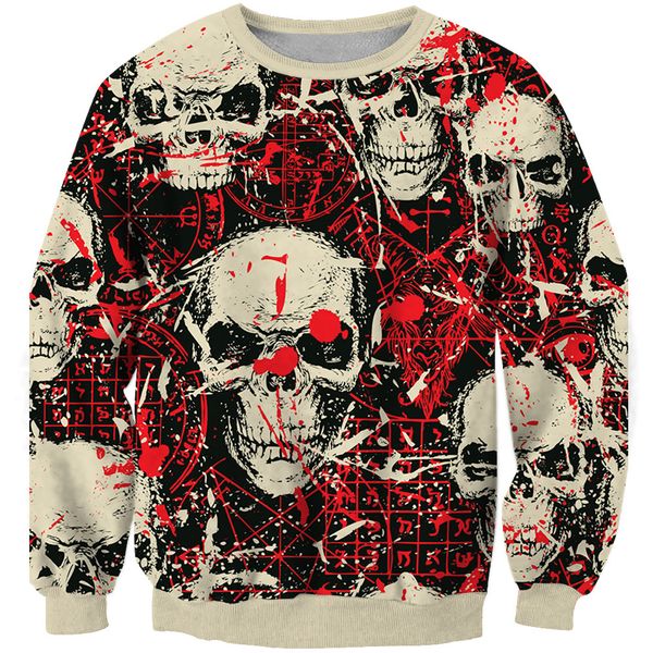 men's hoodies sweatshirts street pattern skull 3d printing long sleeve none hat shirt fashion autumn clothing pullover 230715, Black
men's hoodies sweatshirts street pattern skull 3d printing long sleeve none hat shirt fashion autumn clothing pullover 230715, Black