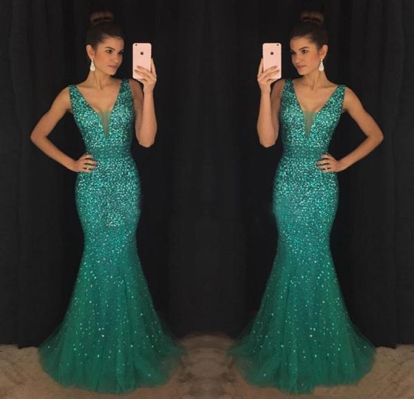 2017 graceful green prom evening dresses mermaid deep vneck major beaded long celebrity formal gowns dress for party wear custom 6750861, Black
2017 graceful green prom evening dresses mermaid deep vneck major beaded long celebrity formal gowns dress for party wear custom 6750861, Black