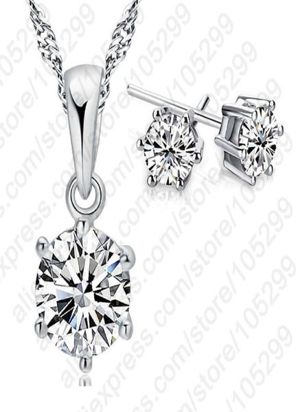 grade wedding jewelry set austria crystal stud earrings necklace 925 pendant necklace nice6150352, Silver
grade wedding jewelry set austria crystal stud earrings necklace 925 pendant necklace nice6150352, Silver