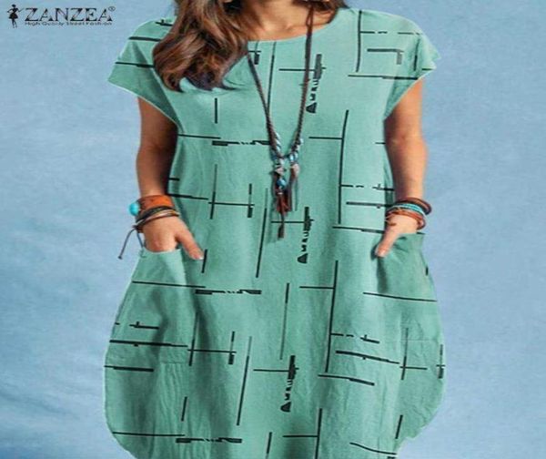 casual dresses fashion printed dress zanzea woman clothes short sleeve elegant casual vintage new dresses 2022 summer ladies vacat9443148, Black;gray
casual dresses fashion printed dress zanzea woman clothes short sleeve elegant casual vintage new dresses 2022 summer ladies vacat9443148, Black;gray